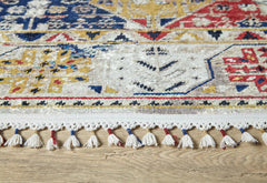 Red Area Rug - Classic Digital Print Carpet | Non Slip, Antibacterial, Washable Floor Covering