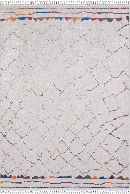 Digital Print Area Rug – Grey Classic Design, Non Slip & Antibacterial Carpet