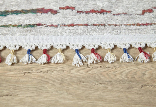 Digital Print Area Rug – Grey Classic Design, Non Slip & Antibacterial Carpet