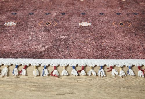 Lasin Brown Classic Digital Print Area Rug