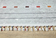 Grey Digital Print Rug - Classic Area Rug Non Slip Antibacterial Carpet