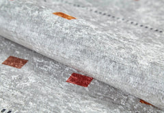 Grey Digital Print Rug - Classic Area Rug Non Slip Antibacterial Carpet