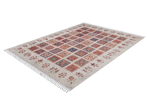 Red Geometric Area Rug – Digital Print Rug | Non Slip, Antibacterial Carpet