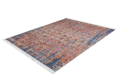 Lodz Orange Classic Digital Print Area Rug