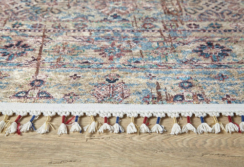 Classic Digital Area Rug – Brown Non Slip Washable Carpet for Living Room Decor