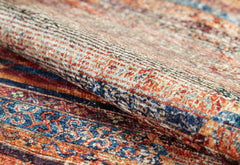 Miasteczko Red Striped Digital Print Area Rug