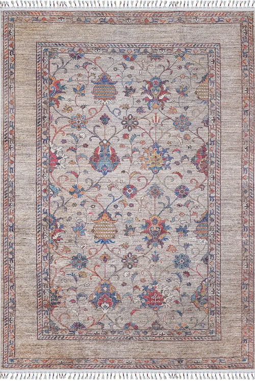 Miejska Grey Classic Digital Print Area Rug