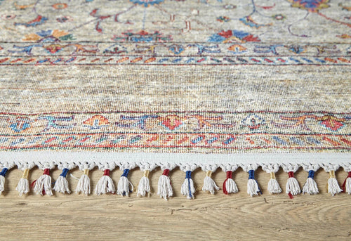 Miejska Grey Classic Digital Print Area Rug