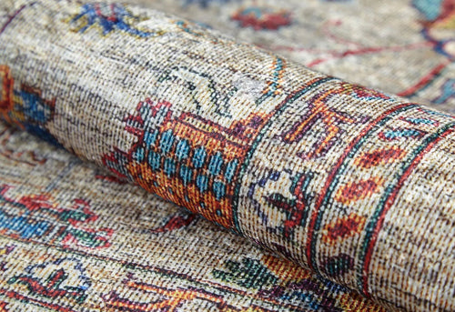 Miejska Grey Classic Digital Print Area Rug