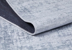 Modern Area Rug – Grey Digital Print Carpet | Non Slip, Antibacterial, Washable