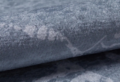 Grey Marble Area Rug - Digital Print Non Slip Carpet With Antibacterial Protection