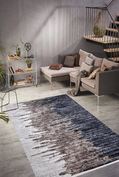 Modern Area Rug | Beige Digital Print Rug - Non Slip Antibacterial Dust Free Carpet