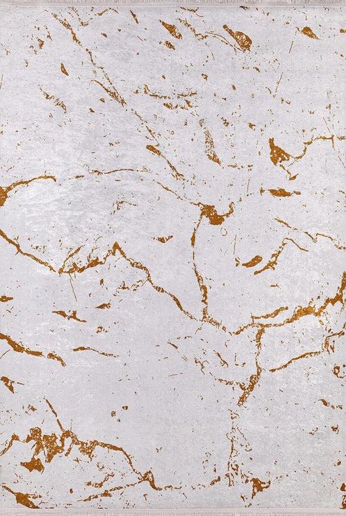 Modern Digital Print Rug – Gold Area Rug Antibacterial Non Slip Carpet