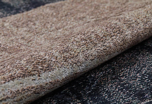 Modern Area Rug – Brown Digital Print Carpet | Antibacterial, Non-Slip, Washable