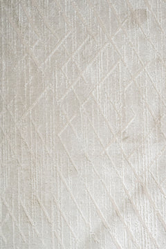 Cotton Area Rug - Modern Grey Machine Made Durable Soft Carpet With Anti Slip