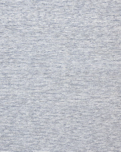 Modern Wool Area Rug – Navy Blue Machine Made Rug with Fringed Edges