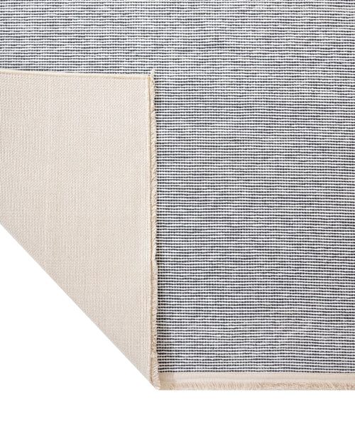 Modern Wool Area Rug – Black Machine Made Rug With Fringed Edge For Living Room