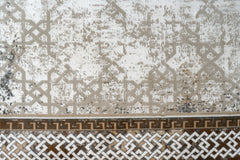 Microfiber Area Rug – Classic Beige Machine Made Rug With Cotton Base