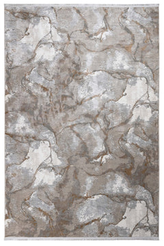 Microfiber Area Rug – Machine Made Marble Pattern Carpet | Cotton Base, Anti Slip