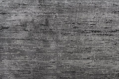 Microfiber Area Rug - Anthracite Flat Machine Made Rug With Anti Slip Base