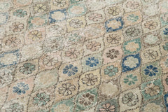 Handmade Area Rug – Checkered Kilim Beige Cotton Wool Rug 5'5'' x 8'4''