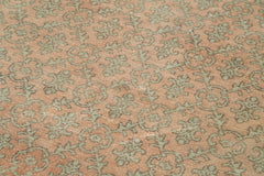 Handmade Area Rug - Checkered Kilim Beige Wool Cotton Vintage Turkish Carpet 5'7''x9'7''