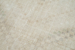 Handmade Area Rug - Checkered Kilim Carpet 5x9 Feet Wool Cotton Blend Beige