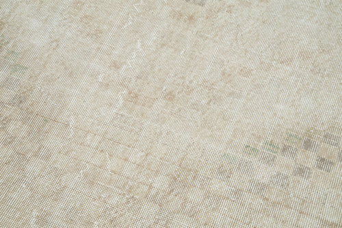 Handmade Area Rug - Checkered Kilim Carpet 5x9 Feet Wool Cotton Blend Beige