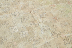 Handmade Area Rug - Checkered Kilim Beige Cotton Wool Rug 5'9'' x 8'6''