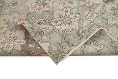 Handmade Area Rug - Checkered Kilim Beige Cotton Wool Durable Wool Carpet 5'5''x9'6''