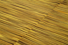 Degrade Kilim Yellow Striped Cotton Wool Handmade Area Rug 6'11'' x 12'1''