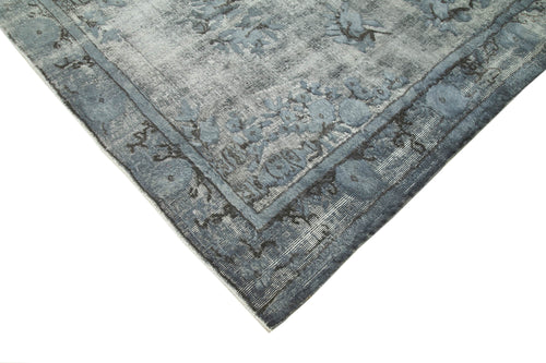 Oyma Vintage Grey Vintage Cotton Wool Handmade Area Rug 5'8'' x 8'8''