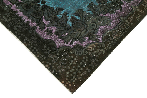 Oyma Vintage Brown Vintage Cotton Wool Handmade Area Rug 6'2'' x 9'5''