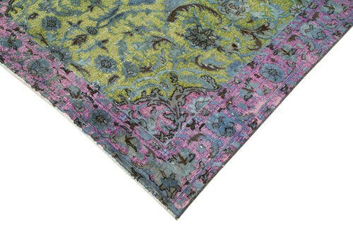 Oyma Vintage Pink Vintage Cotton Wool Handmade Area Rug 5'7'' x 8'8''