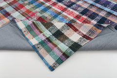 Kirk Yama Grey Patchwork Cotton Wool Handmade Area Rug 8'5'' x 10'0''