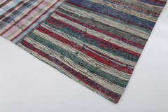 Kirk Yama Grey Patchwork Cotton Wool Handmade Area Rug 8'3'' x 10'1''