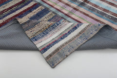 Kirk Yama Grey Patchwork Cotton Wool Handmade Area Rug 8'3'' x 10'1''