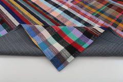 Kirk Yama Grey Patchwork Cotton Wool Handmade Area Rug 8'2'' x 10'1''