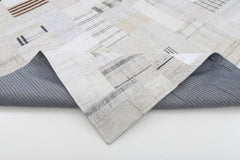 Kirk Yama Beige Patchwork Cotton Wool Handmade Area Rug 8'3'' x 10'0''