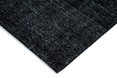 Persian Black Classic Cotton Wool Handmade Area Rug 8'11'' x 12'6''