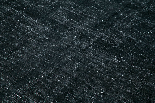 Persian Black Classic Cotton Wool Handmade Area Rug 8'11'' x 12'6''