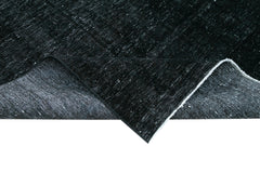 Persian Black Classic Cotton Wool Handmade Area Rug 8'11'' x 12'6''