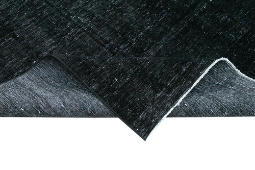 Persian Black Classic Cotton Wool Handmade Area Rug 8'11'' x 12'6''