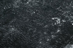 Persian Black Classic Cotton Wool Handmade Area Rug 9'7'' x 12'7''