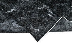 Persian Black Classic Cotton Wool Handmade Area Rug 9'7'' x 12'7''