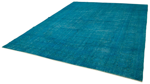 Persian Blue Classic Cotton Wool Handmade Area Rug 10'0'' x 13'3''