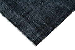 Persian Black Classic Cotton Wool Handmade Area Rug 9'7'' x 12'8''