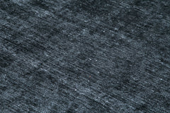 Persian Black Classic Cotton Wool Handmade Area Rug 9'7'' x 12'8''