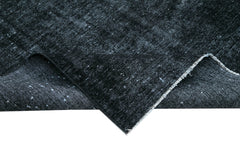 Persian Black Classic Cotton Wool Handmade Area Rug 9'7'' x 12'8''