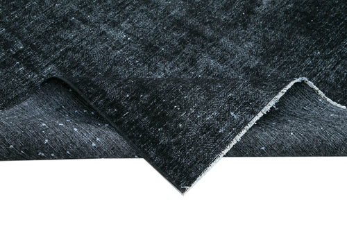 Persian Black Classic Cotton Wool Handmade Area Rug 9'7'' x 12'8''